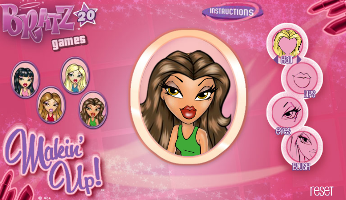Bratz top salon game